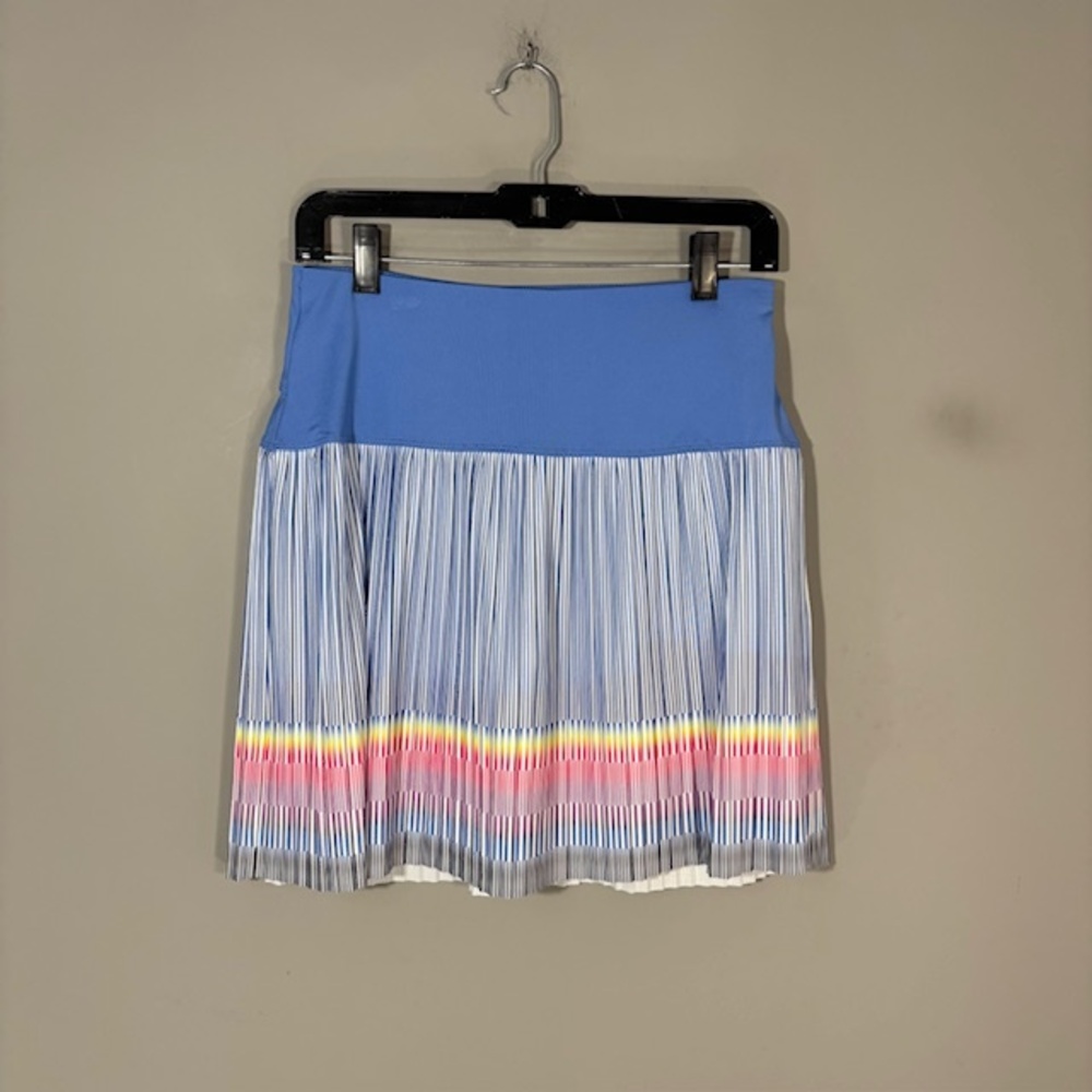 Lucky In Love Skort Womens Small Multicolor Pleated Tennis Built In Shorts